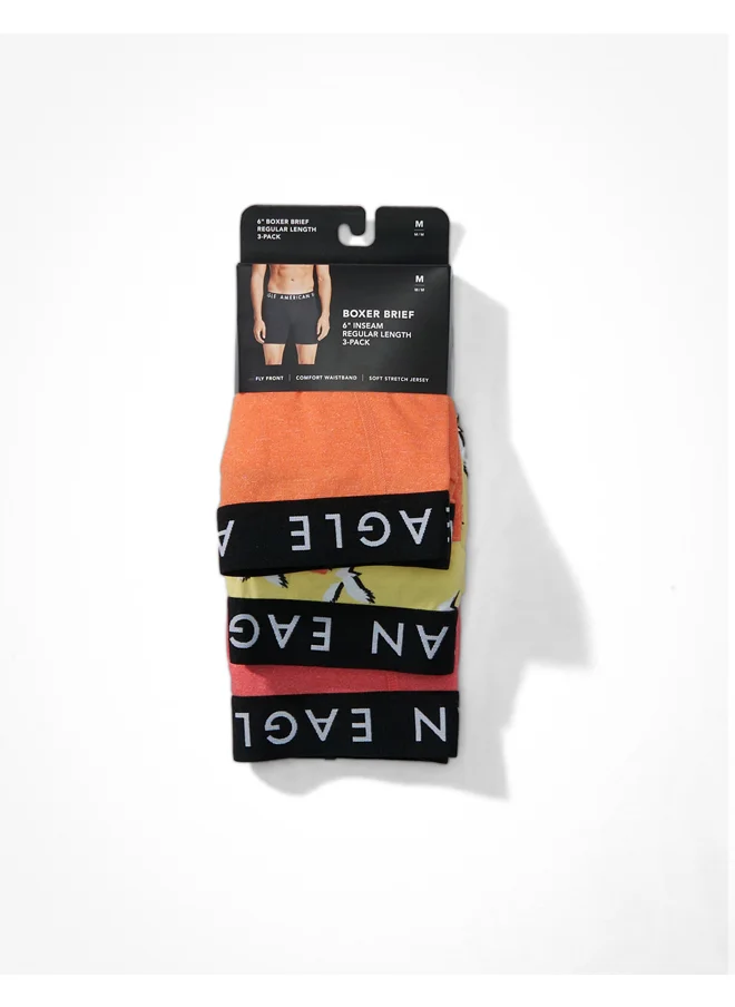 American Eagle AEO 6" Classic Boxer Brief 3-Pack