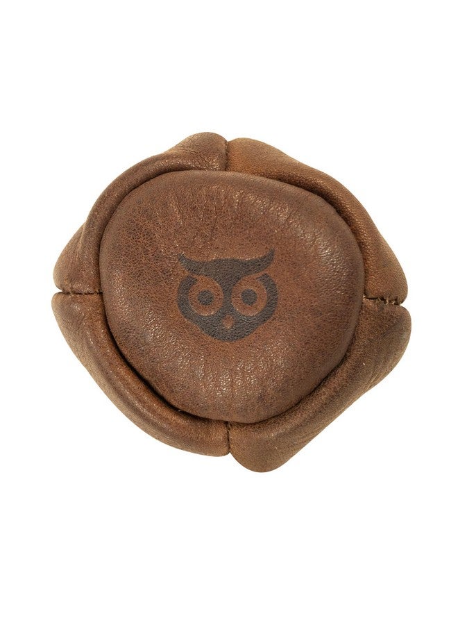 Hide & Drink, Stylish Door Knob & Car Gear Cover, Safety Multi-Purpose Cover, Proof Doors, Baby Proof Door Knob Cover, Full Grain Leather, Handmade, Bourbon Brown - Image 1
