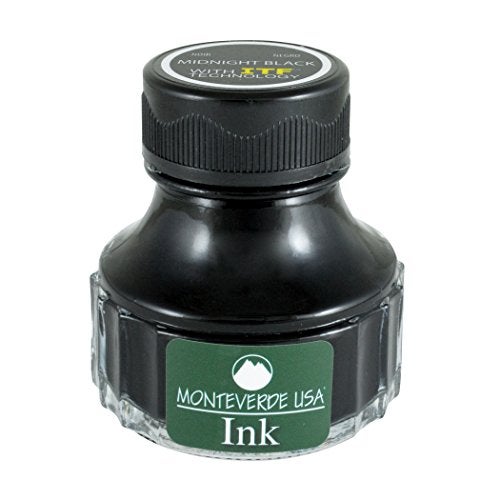 Monteverde USA Ink with ITF Technology, 90 ml Midnight Black (G308MB) - Image 1