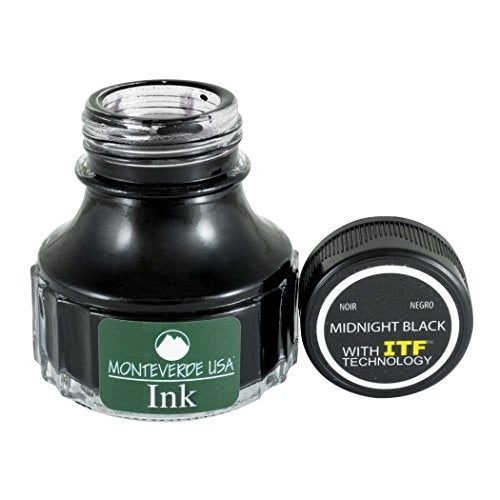 Monteverde USA Ink with ITF Technology, 90 ml Midnight Black (G308MB) - Image 4