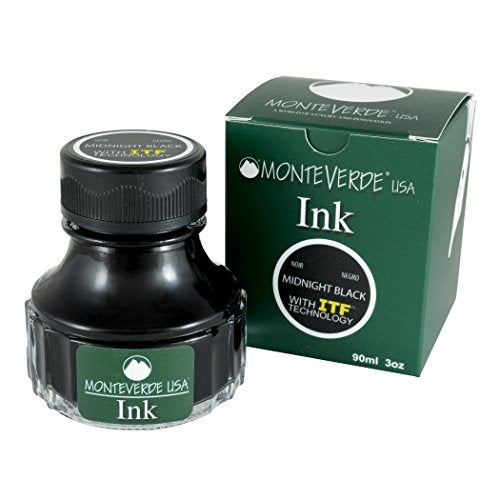 Monteverde USA Ink with ITF Technology, 90 ml Midnight Black (G308MB) - Image 5