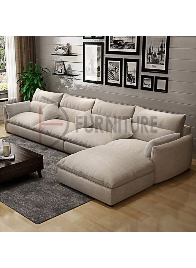 DIVINE FURNITURE Amalia L Shape Corner Sectional Sofa 