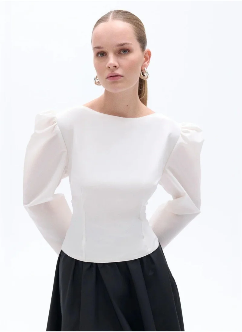 نوكتورن Bateau Neck Blouse