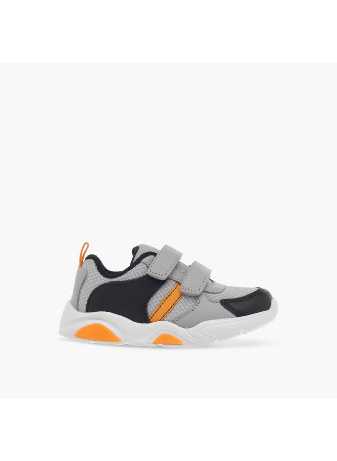 LBL by Shoexpress Boys Panelled Sneakers with Hook and Loop Closure  - Image 3