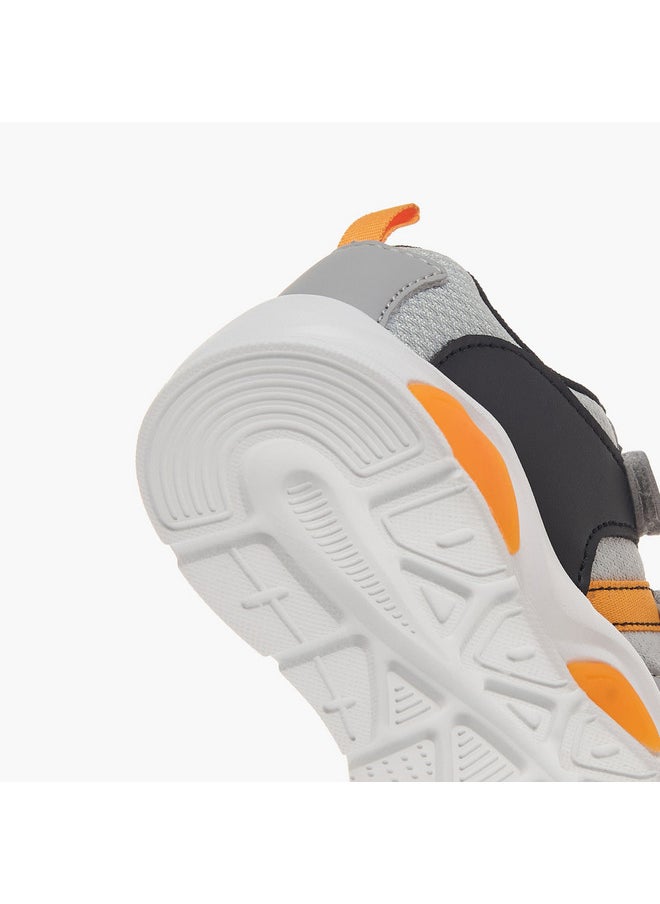LBL by Shoexpress Boys Panelled Sneakers with Hook and Loop Closure  - Image 5