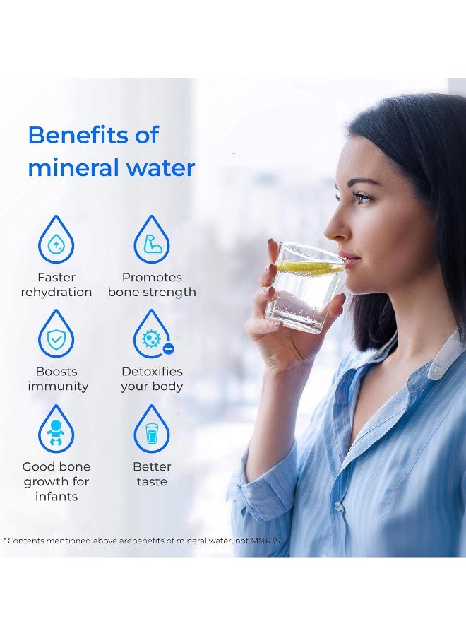 Waterdrop Remineralization Filter WD-MNR35, 1/4" Quick Connect Mineral Filter for Reverse Osmosis System, Restore Essential Minerals for RO System, RO Mineral Filter, Under Sink Water Filtration - Image 5