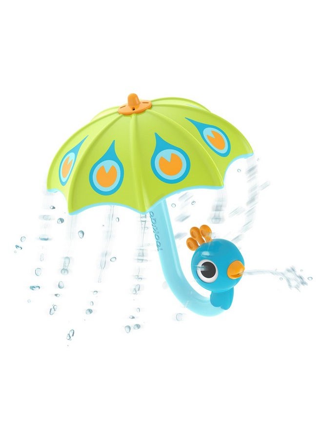 Yookidoo YOOKIDOO Peacock Umbrella - Baby Bath Toy - Bath and Shower Game - Sprinkler Umbrella - Bath Toy for Children - Baby Gift from 18 Months  - Image 1