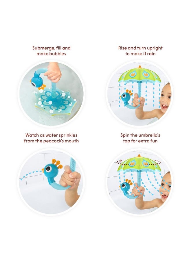 Yookidoo YOOKIDOO Peacock Umbrella - Baby Bath Toy - Bath and Shower Game - Sprinkler Umbrella - Bath Toy for Children - Baby Gift from 18 Months  - Image 3