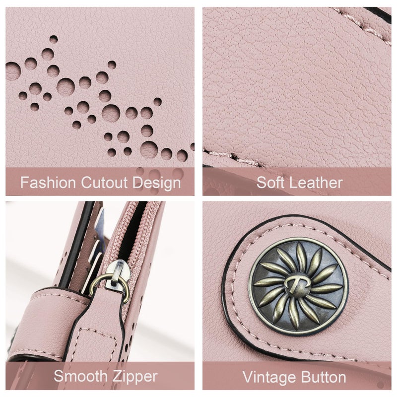 Tipmile Small Wallet for Women Bifold RFID Blocking Card Holder Leather Wallets with Zipper Coin Pocket - Image 5
