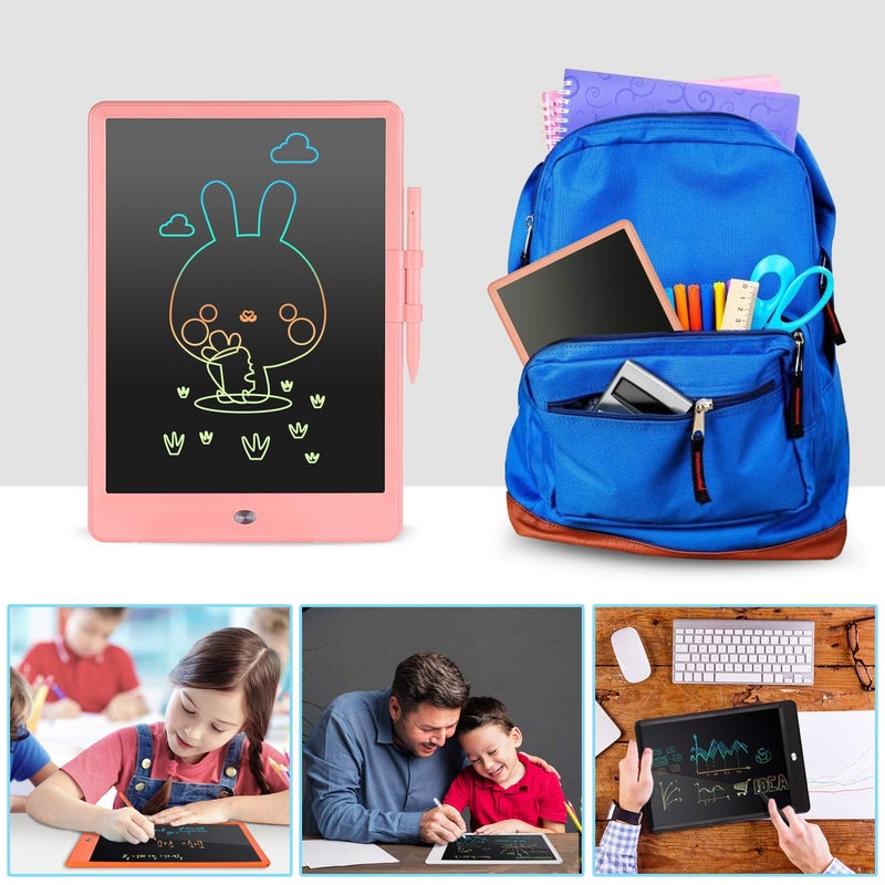 LEYAOYAO 2 Pack LCD Writing Tablet for Kids Doodle Board 10 Inch, Electronic Drawing Tablet Drawing Pads, LEYAOYAO Drawing Board Learning Educational Toddler Toy - Gift for 3-6 Years Old Boys Girls - Image 4