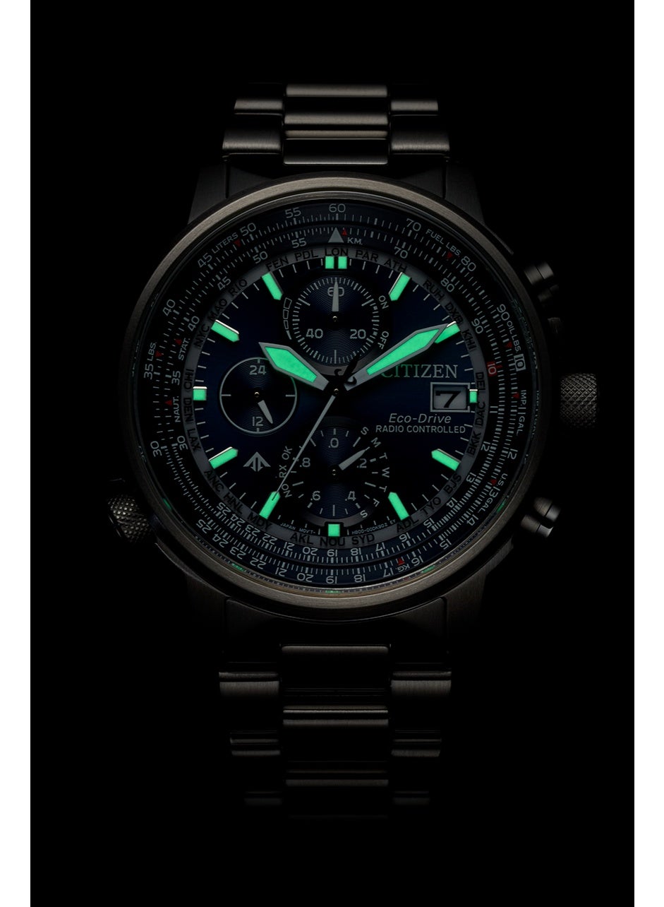 CITIZEN Promaster Sky Eco‑Drive AT8300‑58L, 41 mm Blue Dial