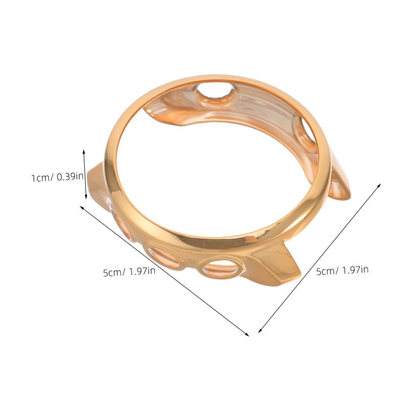 Smartphone Electroplated Golden TPU Protective Shell Case Cover With Precise Cutouts Scratch Resistant Frame Fit Wristwatch Accessory - Image 3