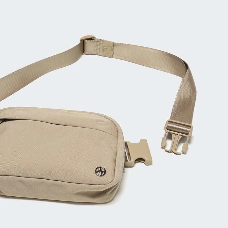 Pander Crossbody Sling Bag for Travel, Outdoor, and Everyday Use â€“ Adjustable Strap, Lightweight Shoulder Bag, Beige - Image 2