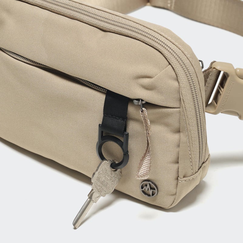 Pander Crossbody Sling Bag for Travel, Outdoor, and Everyday Use â€“ Adjustable Strap, Lightweight Shoulder Bag, Beige - Image 4