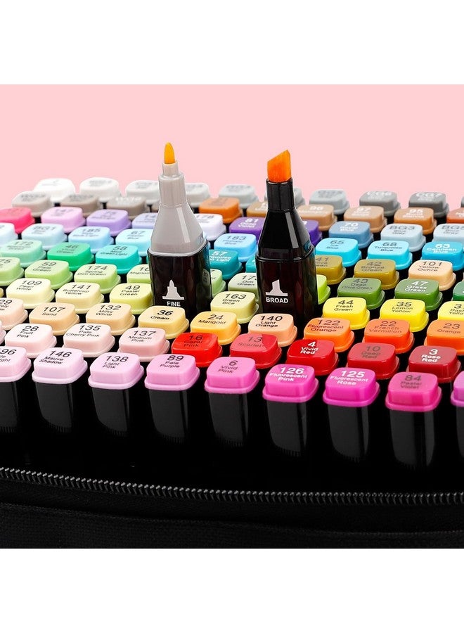Amitasha 24 Shades Dual Sided Art Markers Pen Set Chisel Tip Color Sketch Pens for Wood, Canvas, Stone, Rock Painting, Glass, Ceramic Surfaces, DIY Crafts Making Creative Supplies - Image 4
