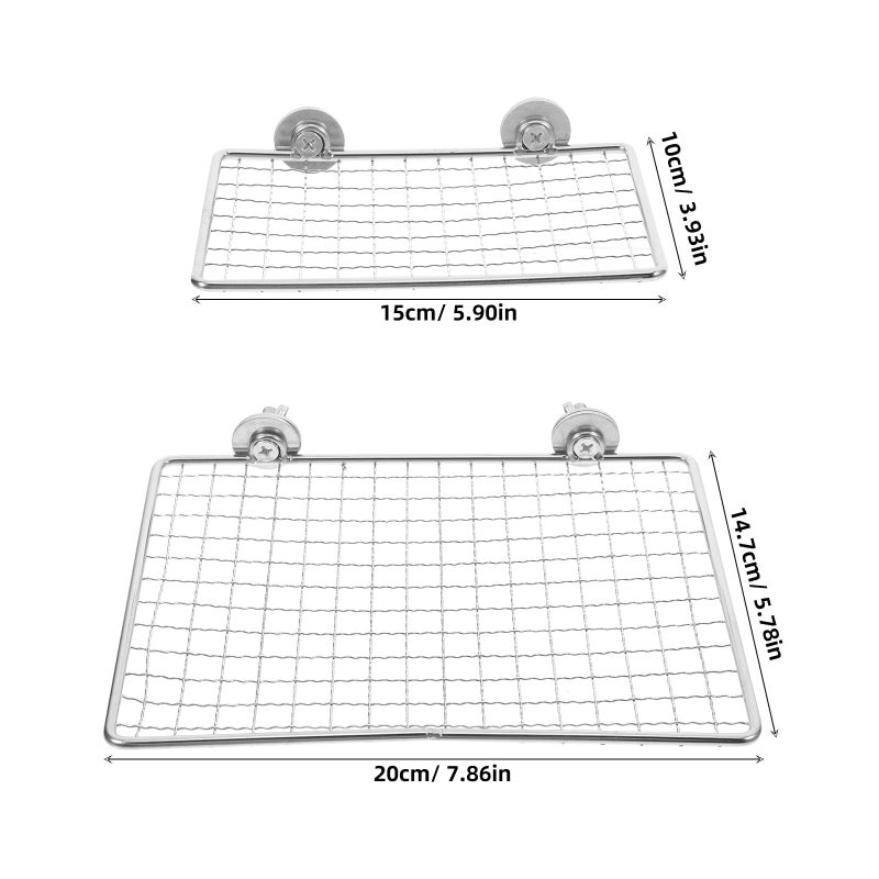 Stainless Steel Bird Perch Platform Set Large Small Flat Stand For Parakeets Cockatiels - Image 3