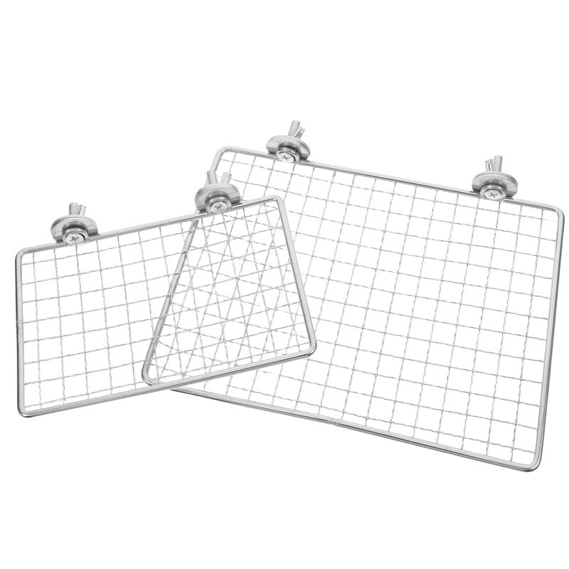 Stainless Steel Bird Perch Platform Set Large Small Flat Stand For Parakeets Cockatiels - Image 2