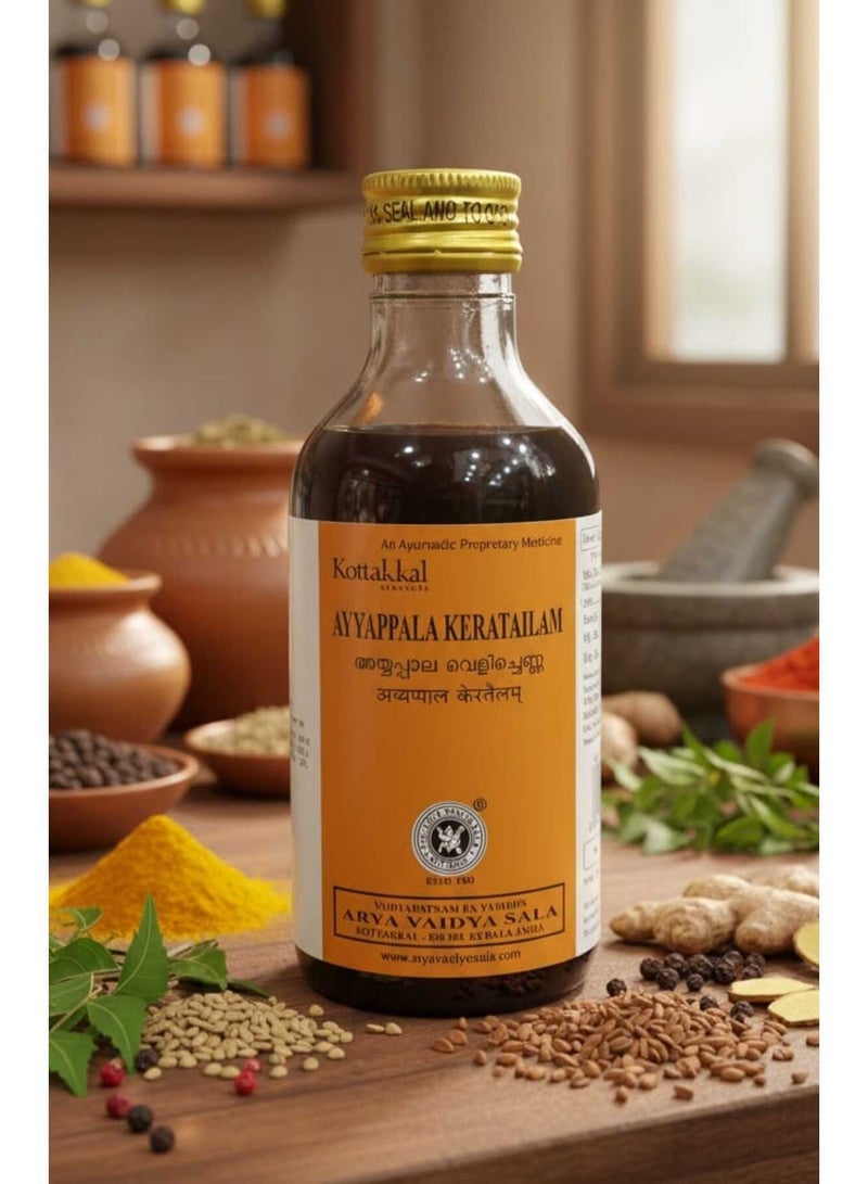 Kottakkal Arya Vaidya Sala Ayyappala Keratailam Pack of 200ml - Image 1