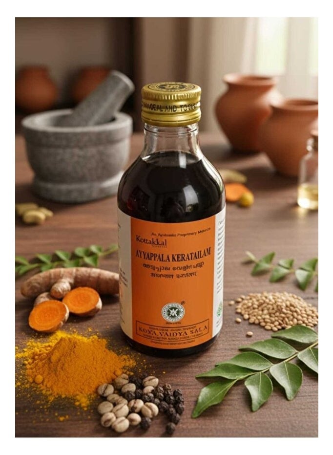 Kottakkal Arya Vaidya Sala Ayyappala Keratailam Pack of 200ml - Image 2