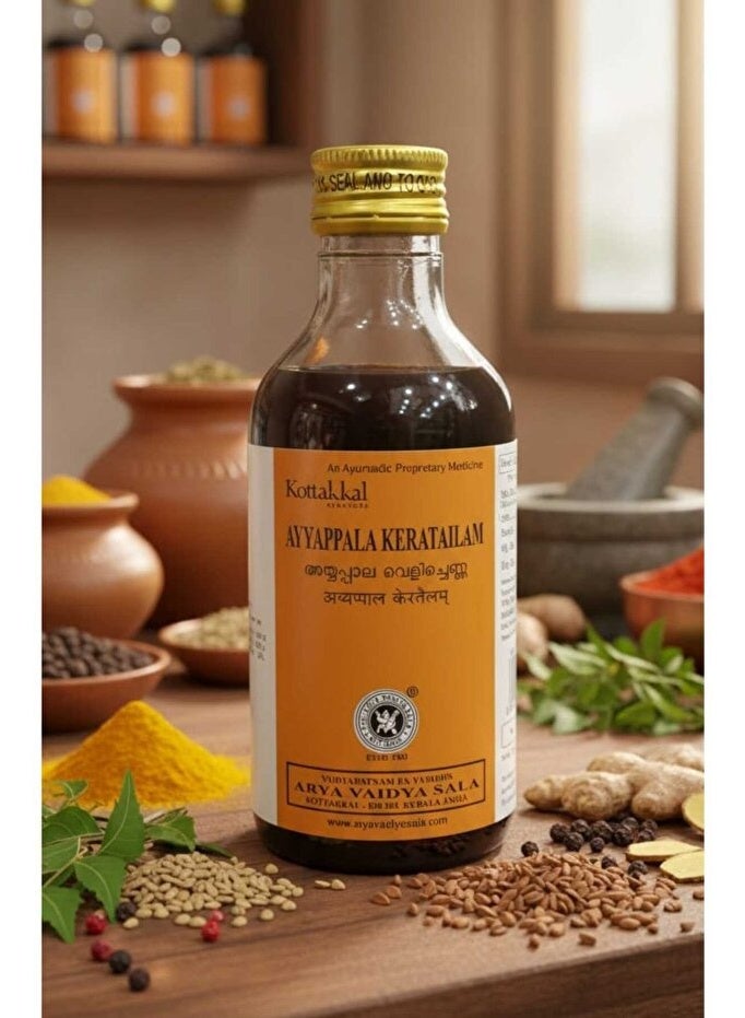 Kottakkal Arya Vaidya Sala Ayyappala Keratailam Pack of 200ml - Image 3
