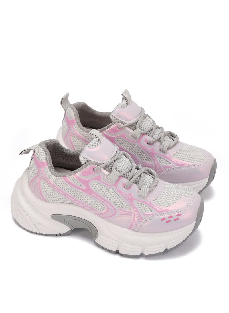 حذاء رياضي نسائي خفيف ومتين بتصميم عصري ونعل مريح - Image 1