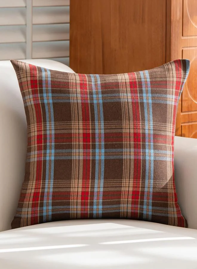 Styli Pack of 2 - Plaid Cushion Cover, 45x45cm