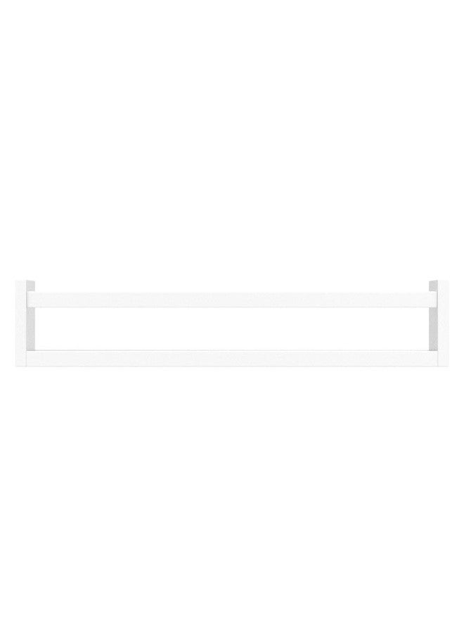 Forbena 24 Inch Wall Bookshelf for Kids Bedroom Set of 4, White Floating Nursery Book Shelves for Baby Toddler Children Girls Boys Room Decor, Large Wood Wall Mount Bookshelves and Toy Storage - Image 4