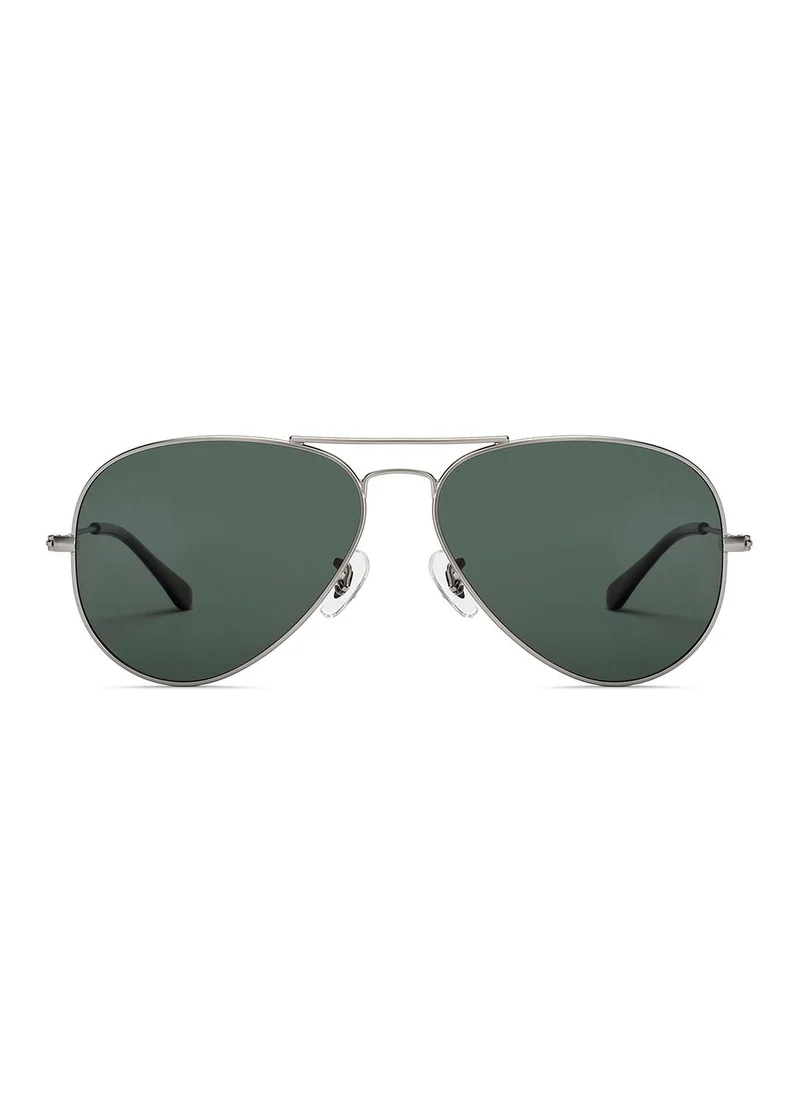 فينسينت تشيس Unisex Polarized Aviator Sunglasses - VC S16179 - Lens Size: 58 Mm