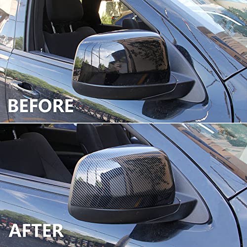 crosselec Carbon Fiber Side Door Mirror Cover Trim For 2011-2022 Dodge Durango - Image 5