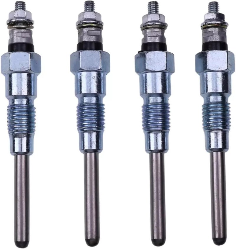Diesel Glow Plug Compatible With Kubota For V3300 V3300-E V3300-T Engine Glow Plugs Cold Start Helper Stable Performance 16415-65512 (4pcs) - Image 2