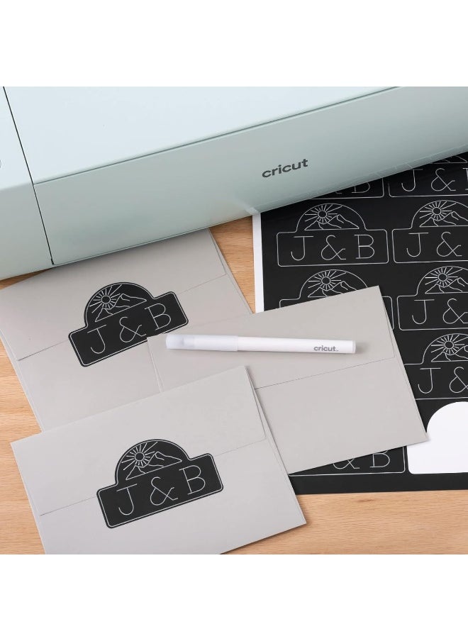 Cricut - Smart Label Writeable Vinyl Removable Black 0.9 M (3Ft) Self Adhesive Roll For Use With Explore 3 And Maker - Image 1