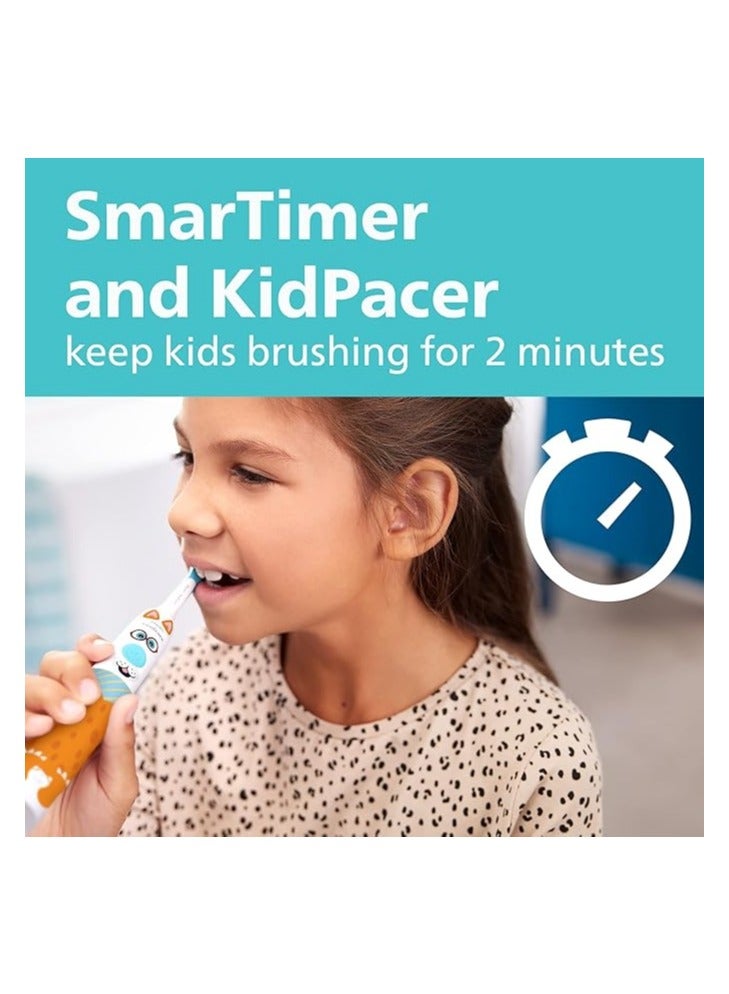 Philips Sonicare for Kids Design a Pet Edition, Corded Electric, HX3601 - Image 5