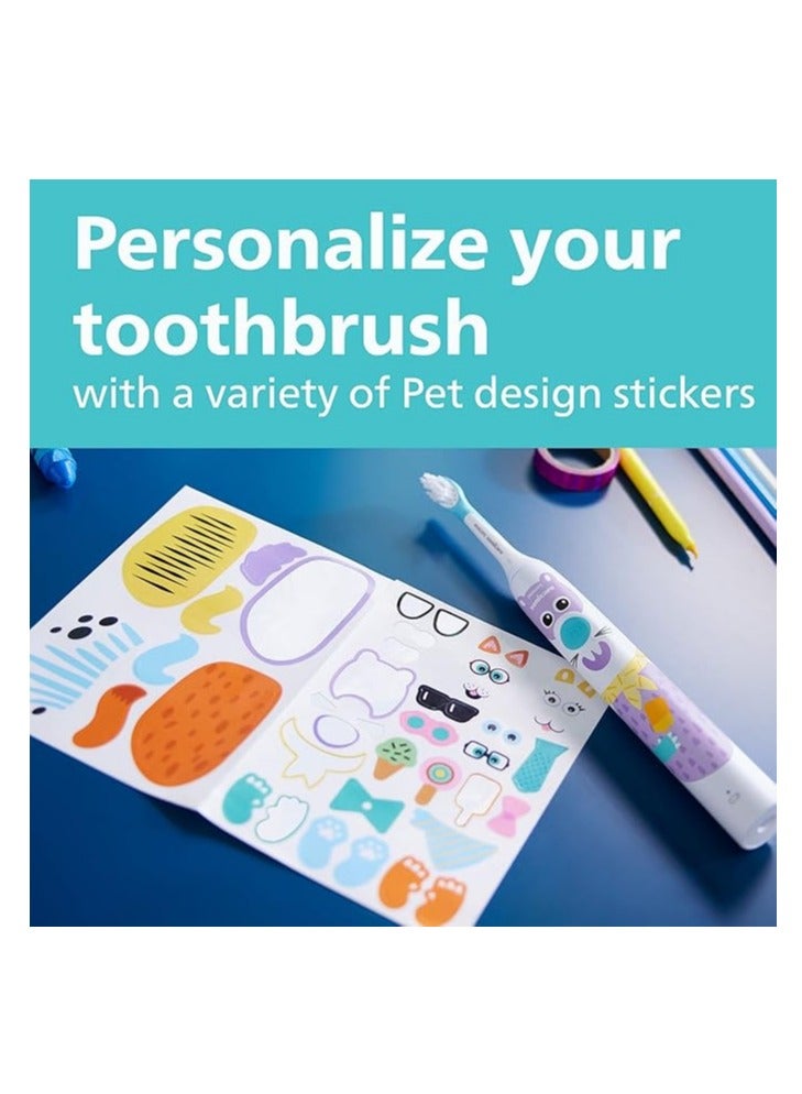 Philips Sonicare for Kids Design a Pet Edition, Corded Electric, HX3601 - Image 4