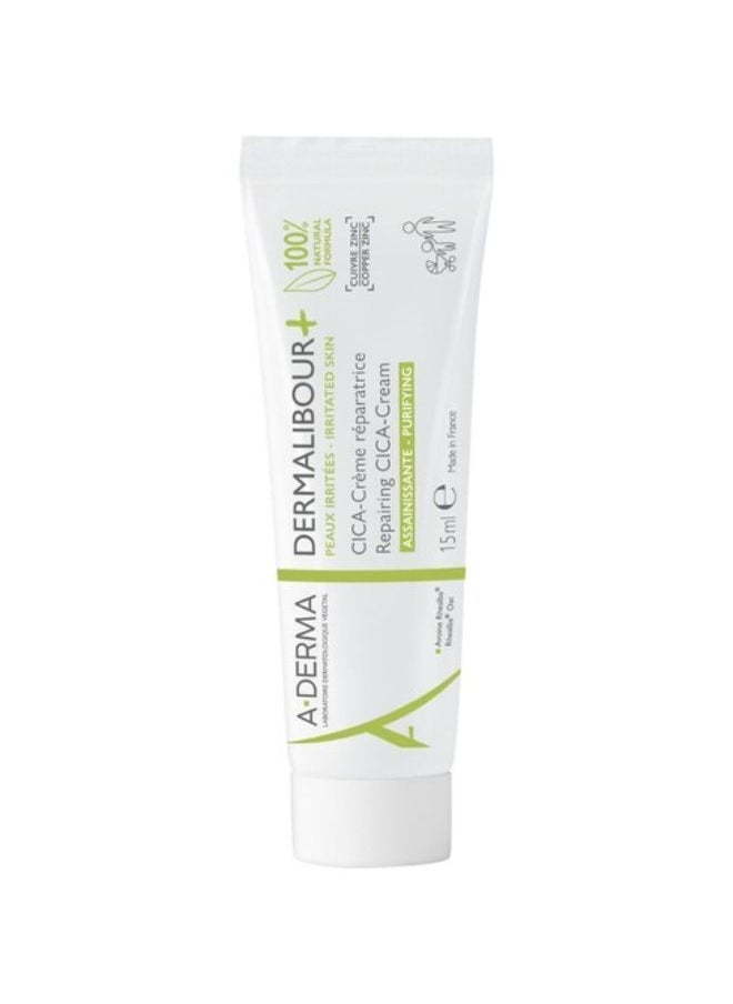 A-DERMA - DERMALIBOUR + CICA REPAIRING CREAM 15ml - Image 1