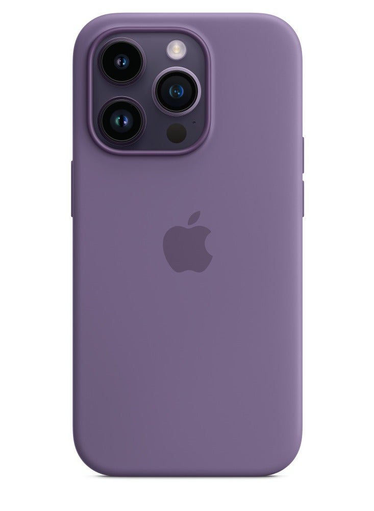 AROAQ Iphone Silicone Magnetic Case, Durable Silicone Case With Magsafe, Comfortable Soft Iphone Protection Case For Iphone 15 Pro Max, 15 Plus, Pro, ( Iris Color ) - Image 1