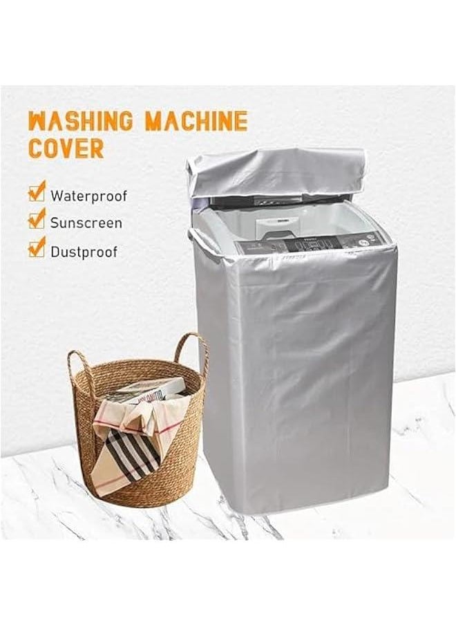 HOOKOR - Washer and Dryer Covers,Top Load Washing Machine Cover Laundry Dryer Protect Cover - Dustproof Waterproof Design for Easy Use Fit for Most Front-loading Machine - Image 1