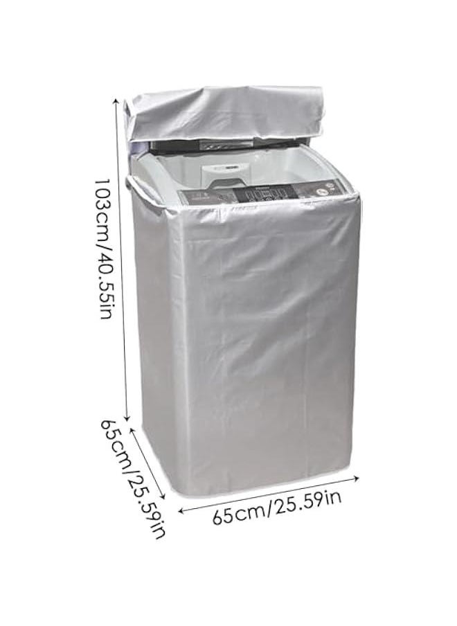 HOOKOR - Washer and Dryer Covers,Top Load Washing Machine Cover Laundry Dryer Protect Cover - Dustproof Waterproof Design for Easy Use Fit for Most Front-loading Machine - Image 1