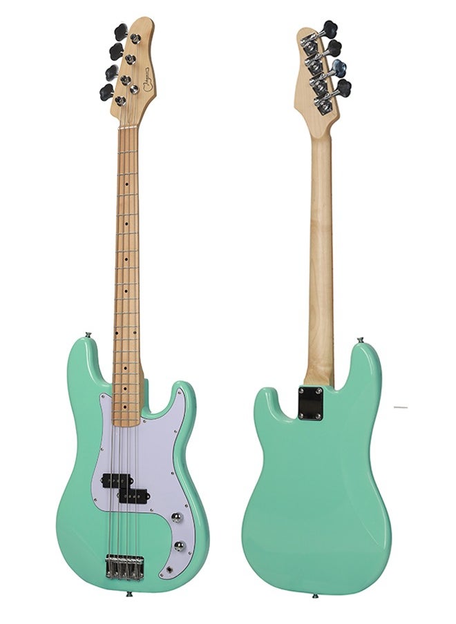 Jidyous - Electric Bass Guitar Full Size 4 String with Bass Bag,Strings,Tuner,Strap,Picks and Amp Cord,Green - Image 1