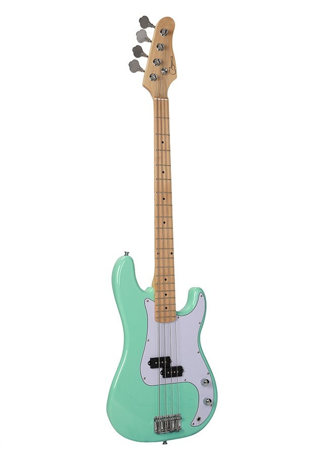 Jidyous - Electric Bass Guitar Full Size 4 String with Bass Bag,Strings,Tuner,Strap,Picks and Amp Cord,Green - Image 1