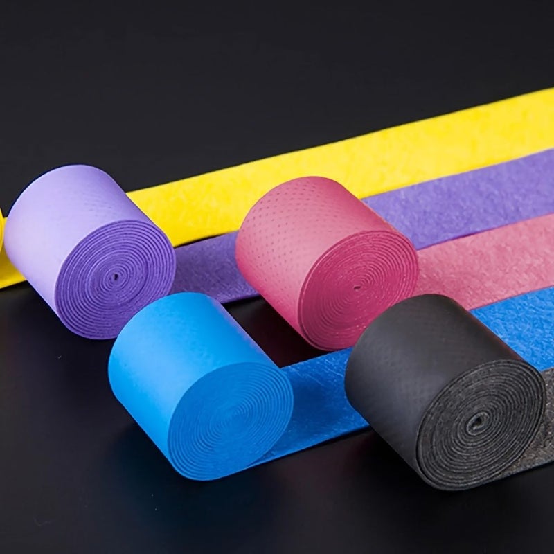 4Pcs Pink PU Sweat Absorbing Non Slip Replacement Grip Tape For Tennis Racket Badminton Fishing Rod With Shock Absorption - Image 5