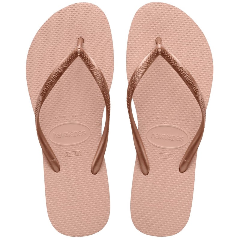 Havaianas Women's Slim Sandal, Ballet Rose,37/38 BR (7-8 M US) - Image 1