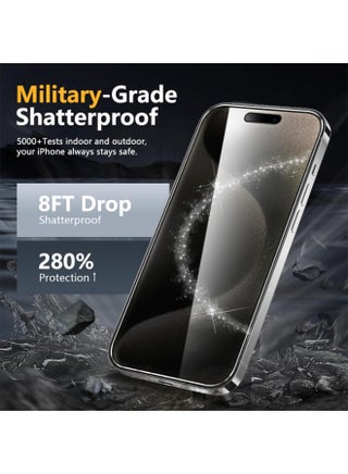 (2pack) Premium Quality Screen Protector for iPhone 17 Pro Max Mobile Screen Clear HD Glass Military-Grade Shatterproof, Scratch Resistant 6.9'' Tempered Glass Film (17 pro max) - view 4
