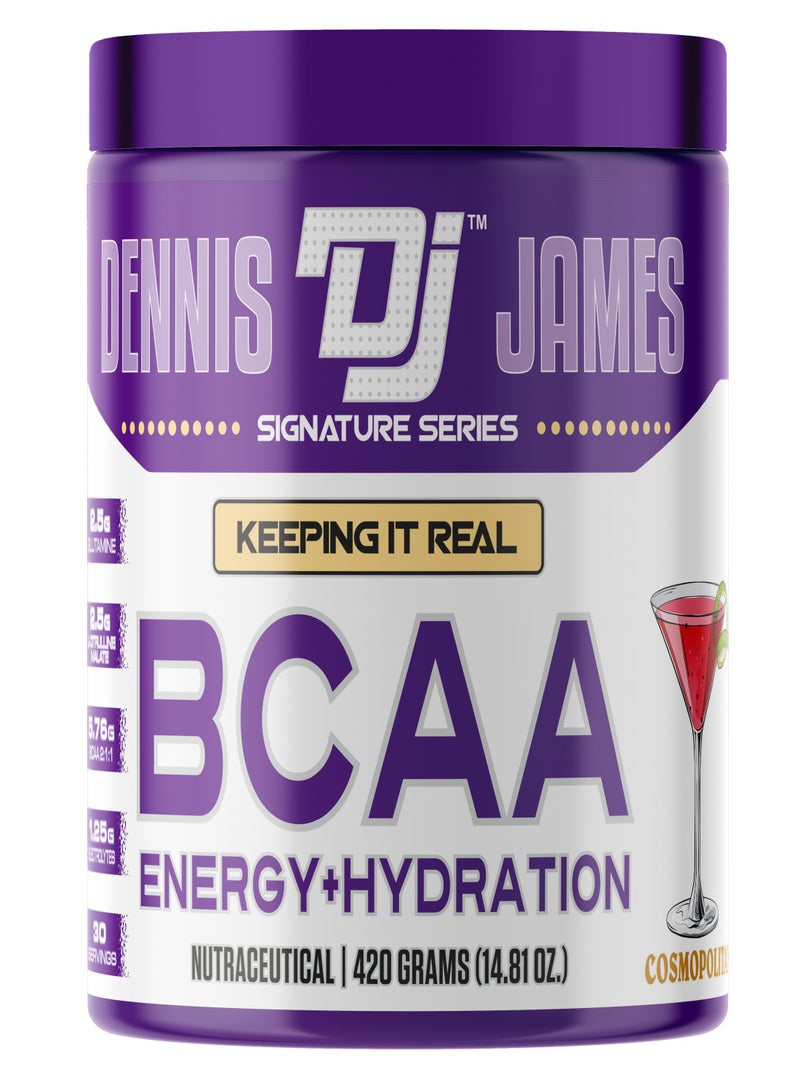 DENNIS JAMES سلسلة التوقيع BCAA - دعم الاستشفاء والعضلات أثناء التمرين (كوزموبوليتان) - Image 1