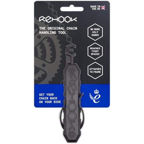 Rehook Original - Black Get Your Chain Back on Your Bike in 3 Seconds. Without The Mess Present for Any Cyclist or Gadget Lover - Image 1