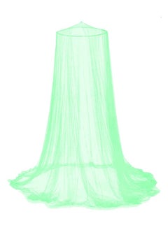 MARGOUN Round Hoop Mosquito Net for Bed, King Size Bed Canopy Hanging Curtain Netting, Princess Round Hoop Sheer Bed Canopy for All Kids Baby Cribs and Adult Beds Fit Twin, Full, Queen - GREEN  - Image 1
