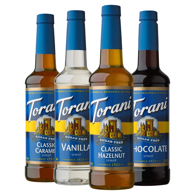 Torani Sugar Free Syrup Variety Pack 254 Ounce Pack of 4 - Image 2