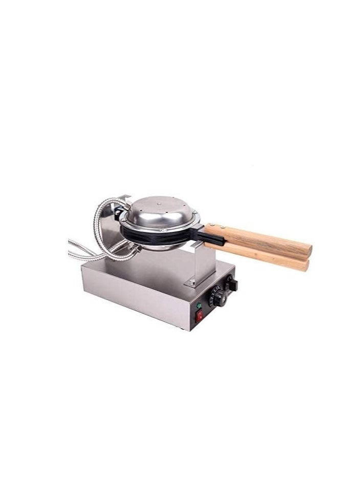 BOSTON COOLERS - BOSTON COOLERS Commercial Bubble Waffle Maker – 220V, 1kW Electric Egg Waffle Machine – Non-Stick, Rotatable, Stainless Steel – Hong Kong-Style Crispy Waffles – Perfect for Cafés & Dessert Shops - Image 1
