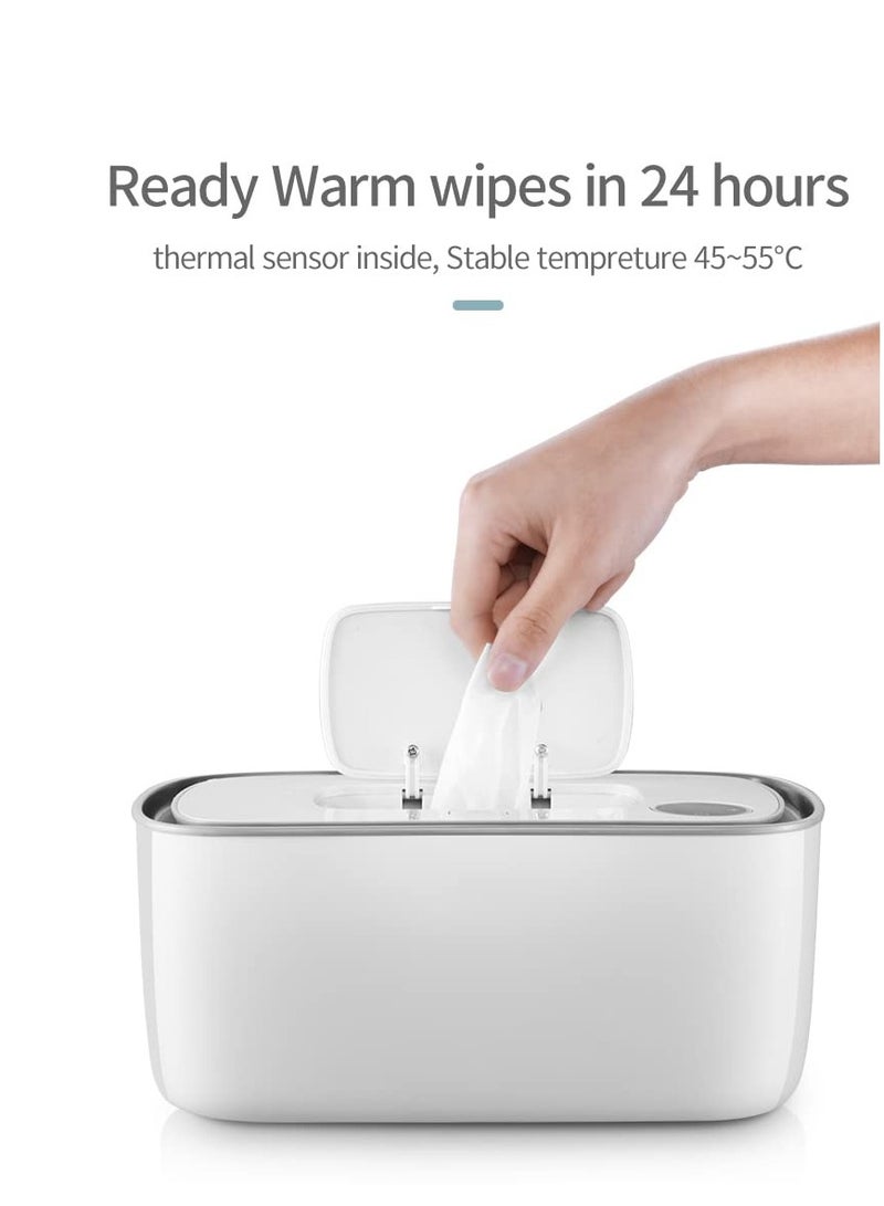 Baby Wipe Warmer and Wet Wipes Dispenser with Large Capacity Fast Heating System and LED Indicator for Safe and Convenient Use - Image 5