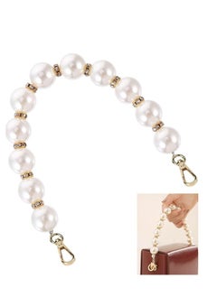 Generic White hand embroidered women's handbag belt  - Image 1