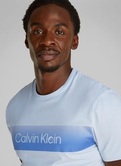 CALVIN KLEIN Linear Ombre Chest Logo T-Shirt  - Image 3